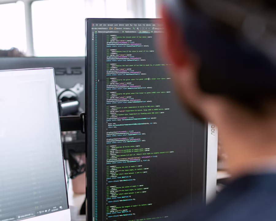 Engineer reviewing BIM model on screen